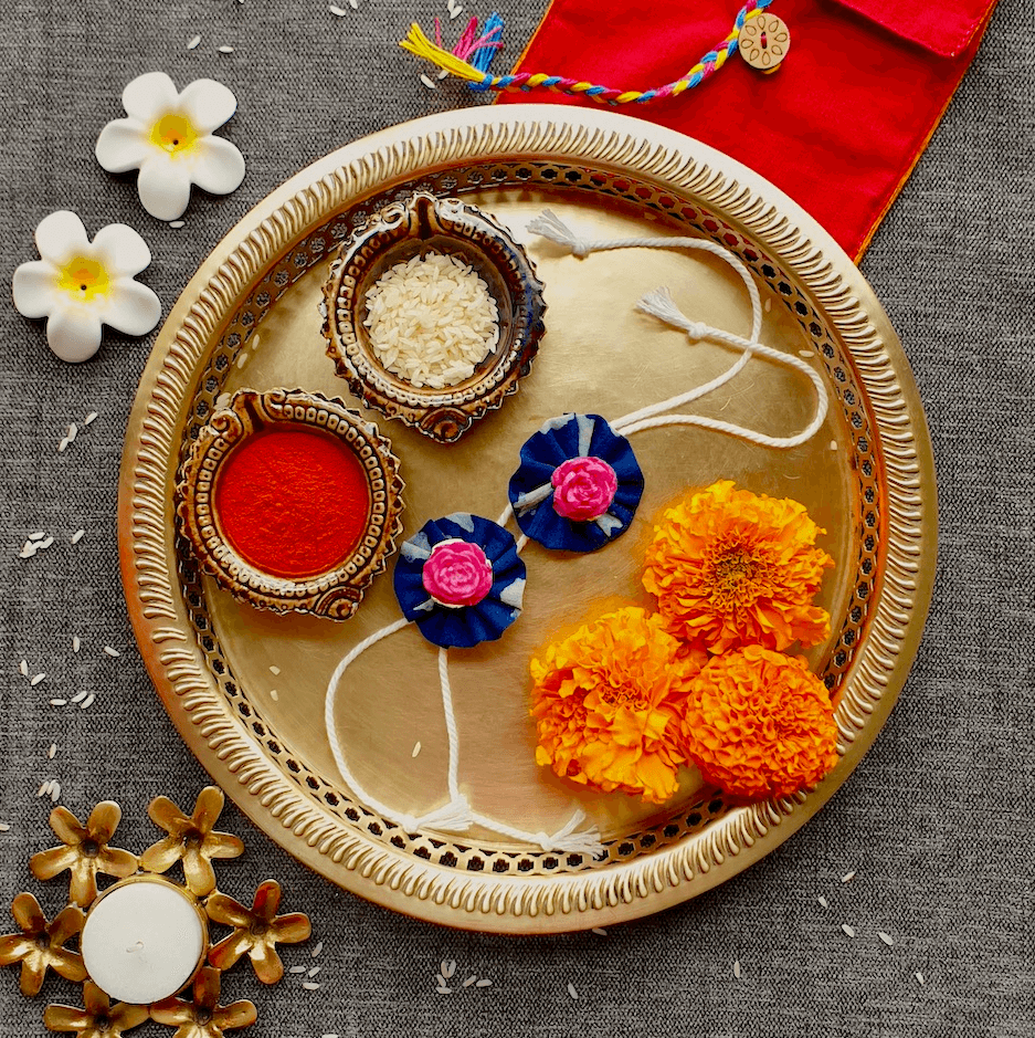 Rakhi - Magical Indigo & Red