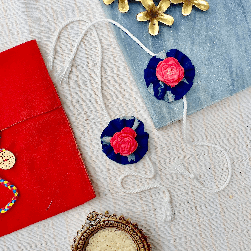 Rakhi - Magical Indigo & Red